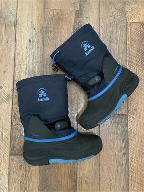 Kamik waterproof winter snow boots boy 4